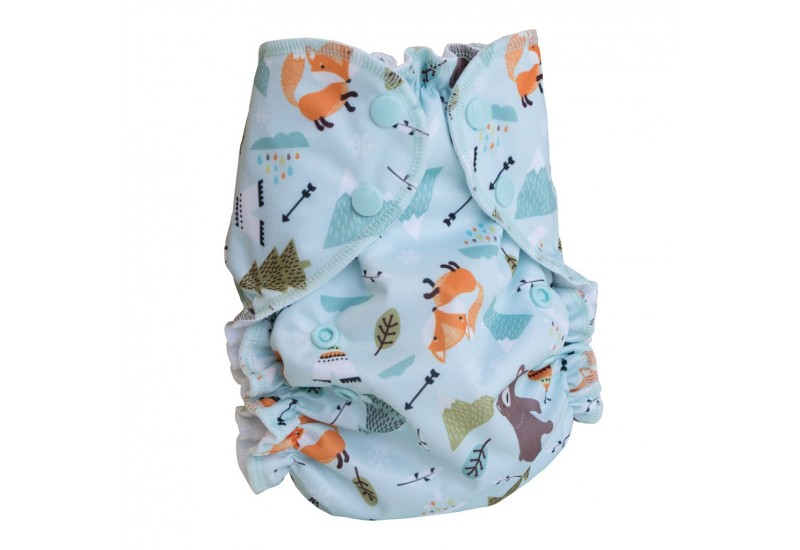 Couche à poche AMP One size Duo- The Fox and the Bear